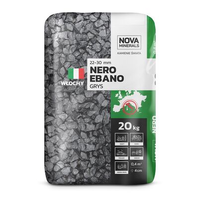 Grys NERO EBANO 22-30 mm 20 kg