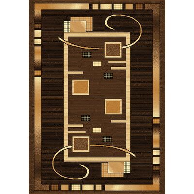 Dywan RUBIK 40 x 60 cm brąz