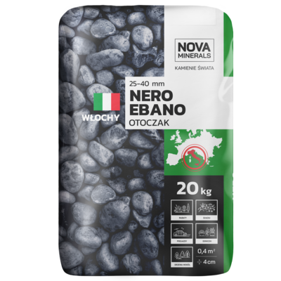 Otoczak NERO EBANO 25-40 mm 20 kg