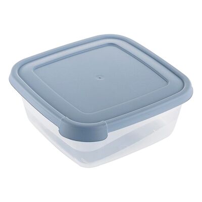 Pojemnik do żywności kwadratowy niebieski 900 ml