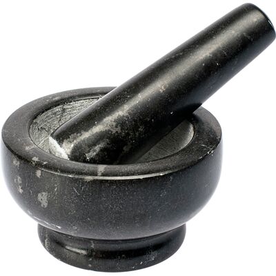 Granitowy moździerz kuchenny z tłuczkiem 10,4 x 7,8 x 5,6 cm