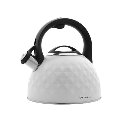 Czajnik nierdzewny DIAMANTE 3,1 l biały