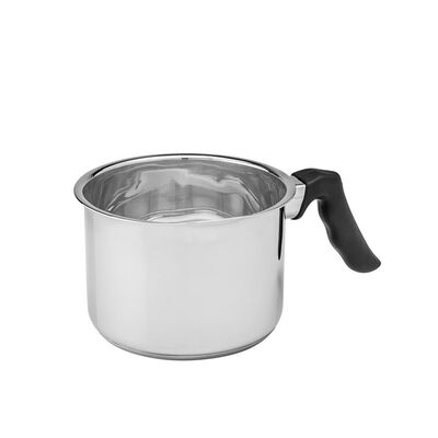 Garnek nierdzewny do mleka MARIO z wylewką 12 cm 900 ml