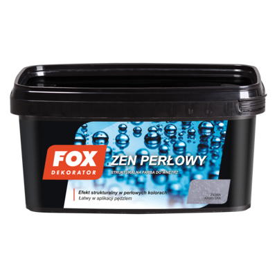 Farba dekoracyjna ZEN PERŁOWY 0001 ZIEMIA KASELSKA 1 l FOX