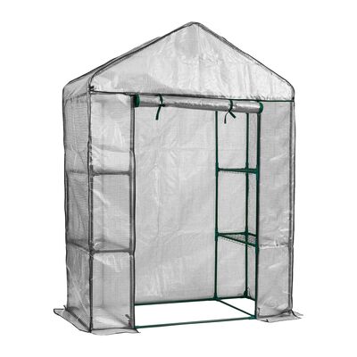 MIRPOL Szklarnia balkonowa 140 x 70 cm biała