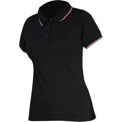 LAHTI PRO Koszulka polo damska 190g/m2 czarna 