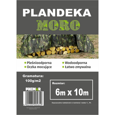 Plandeka 6 x 10 m moro