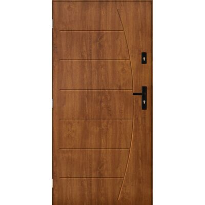 Drzwi zewnętrzne NEPTUN Złoty dąb 80 lewe