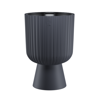 Osłonka doniczki Keli Mika 30 cm antracytowa