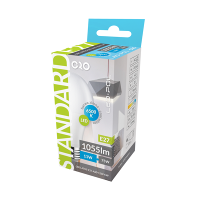 Żarówka LED ORO-ATOS-E27-A60-11W-CW