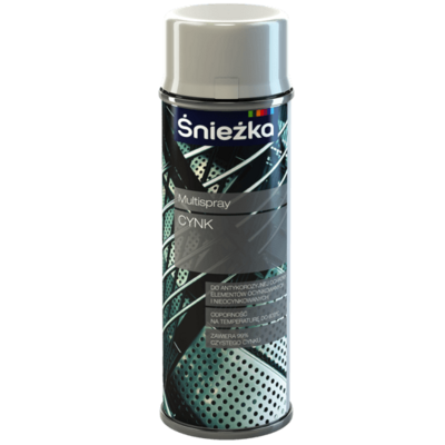 Śnieżka Multispray Cynk 400 ml szary