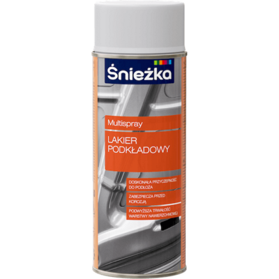 Śnieżka Multispray Lakier Podkładowy 400 ml szary
