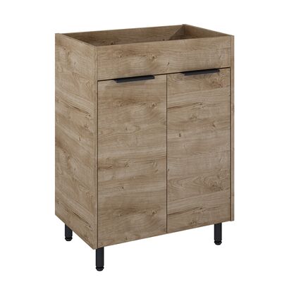 Szafka łazienkowa stojąca brązowa 84,4 x 61,5 cm Elita