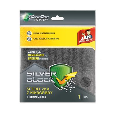 Ściereczka z mikrofibry Silver Block Jan Niezbędny