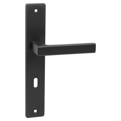 Klamka Rando na szyldzie długim KRA_911A czarna Kuchinox