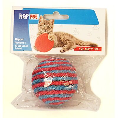 Piłka sznurek mała 6 cm HAPPE K026