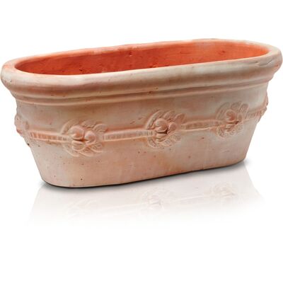 Doniczka ceramiczna Tus rynna 75.208.38 38 cm terakota