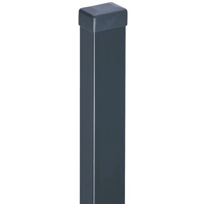 Słup gładki 60 x 40 x 1,2 mm (2,40 m) ocynk + RAL7016 połysk