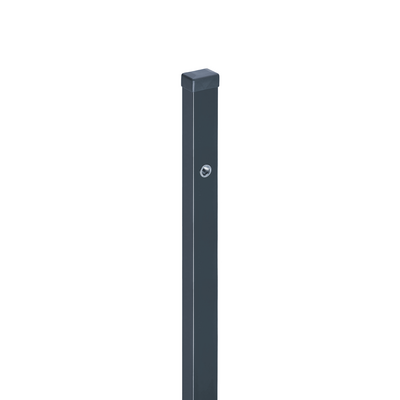Słup furtkowy 2,20 m 60 x 40 mm ocynk + RAL7016 połysk
