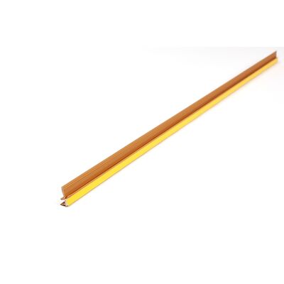 Listwa przyokienna 6 mm PVC z uszczelką Złoty Dąb 2,5 m