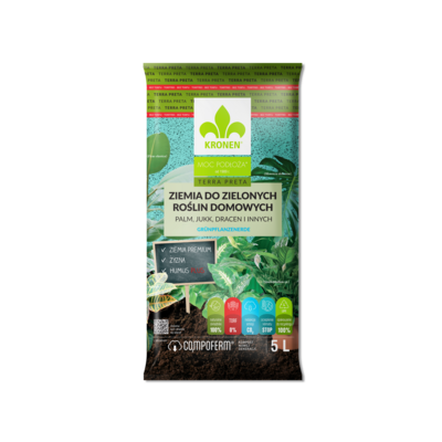 Ziemia do zielonych 5 l TERRA PRETA KRONEN