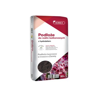 Sobex Podłoże do roślin balkonowych z hydrożelem 20 l