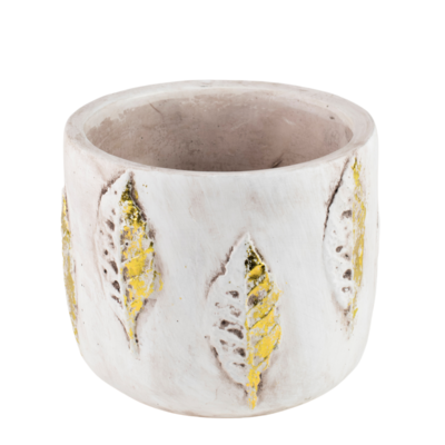 Osłonka betonowa HOJA złota 13 cm DHG