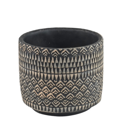 Osłonka betonowa KJELD czarna 10,5 cm DHG