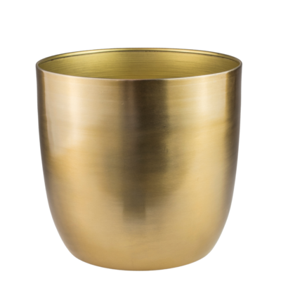 Osłonka metalowa ALANO złota 16 cm DHG