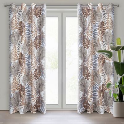 Zasłona gotowa na przelotkach KATE 250 x 140 cm wielokolorowy