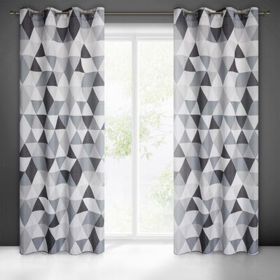 Zasłona gotowa na przelotkach ADINA 250 x 140 cm wielokolorowy