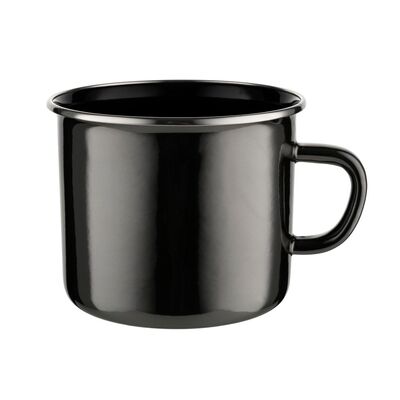 Kubek emaliowany prosty METALICO 14 cm 1,7 l