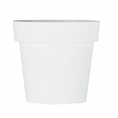 Doniczka Classic mat 14 cm biała