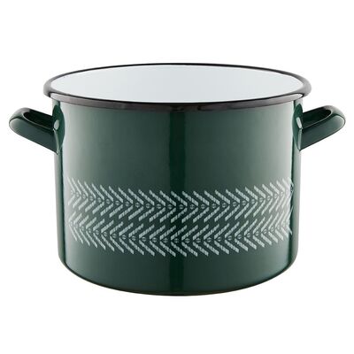 Garnek emaliowany prosty BOHO 22 cm 6 l UA