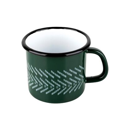 Kubek emaliowany prosty BOHO 9 cm 500 ml