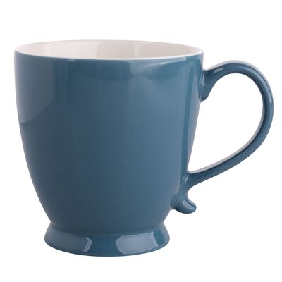 Filiżanka jumbo na stopce Urban Kolory Ziemi 400 ml niebieska