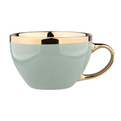 Filiżanka jumbo Aurora Gold 400 ml jasna zieleń