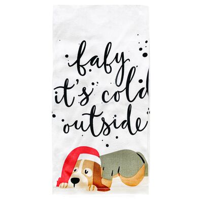 Ścierka kuchenna HAPPY FRIENDS 45 x 65 cm biały