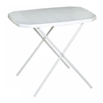 Stolik turystyczny 53 x 70 cm biały