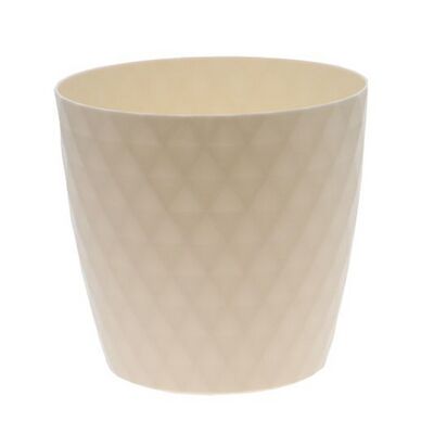 Doniczka Cristal 16 cm ecru