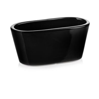 Osłonka ceramiczna rynna czarna 17 cm