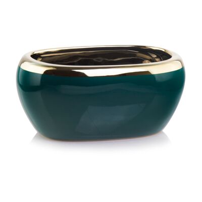 Osłonka ceramiczna rynna gold green 27 cm