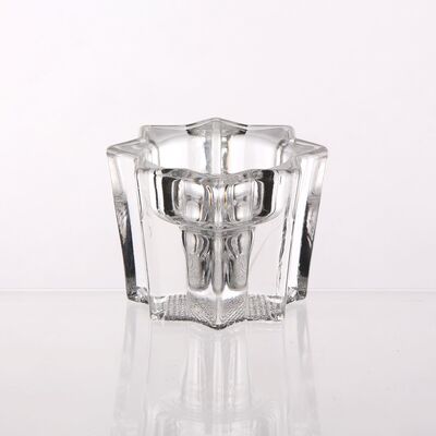 Świecznik gwiazdka wysoki 5 x 6,8 x 6,8 cm