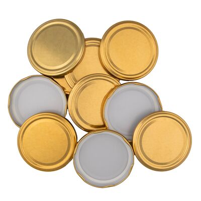 Komplet zakrętek ⌀82 6z złoty 10 sztuk