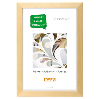 Ramka drewniana PINIA 0 PAK 21 x 30 cm jasnobrązowy