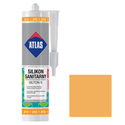 Atlas Silikon sanitarny SILTON S 213 mandarynkowy 280 ml