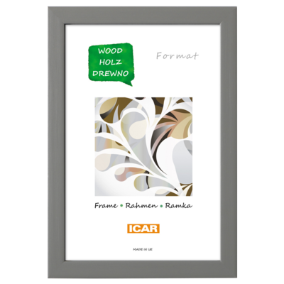 Ramka drewniana PINIA 06 PAK 15 x 21 cm szary