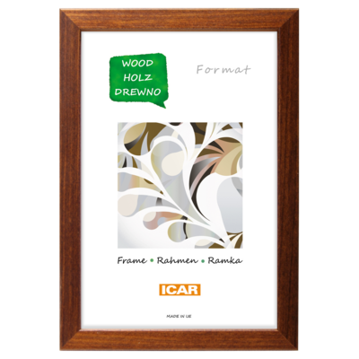 Ramka drewniana PINIA 3 PAK 10 x 15 cm brązowy