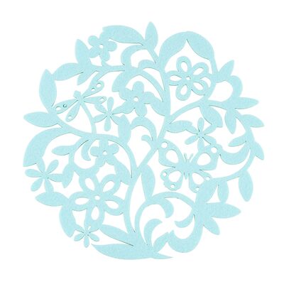 Mata filcowa okrągła śr. 30 cm łąka miętowa