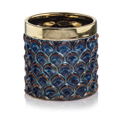 Osłonka ceramiczna blue gold 14 cm